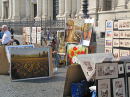 На рынке картин