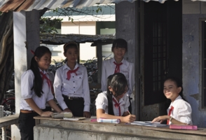 Школьницы. Вьетнам.