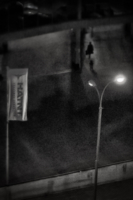 Ночь, улица, фонарь... и флаг