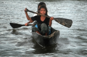 Жители дельты реки Ориноко