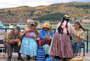 Обед индейцев кечуа