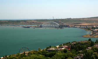 г.Керчь. Строительство Крымского моста