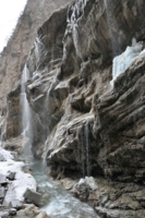 Агурское ущелье зимой