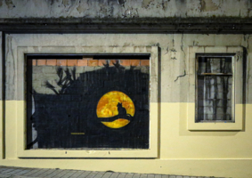 Ночной этюд с лунным котом