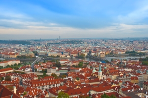 Прага сверху.