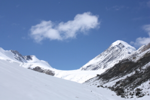 Гора Актру и Большой ледник Актру