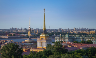 Шпиль Адмиралтейства в Санкт-Петербурге