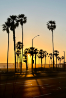 В лучах закатного