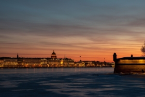 Закат над Невой