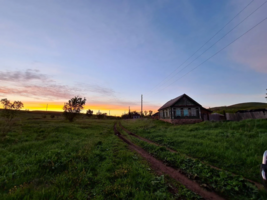 Закат в деревне