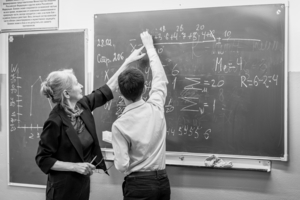 На уроке математики