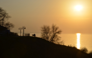 Весенний закат.