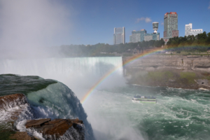 Радуга над Ниагарским водопадом