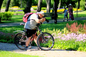 Фотограф за работой.