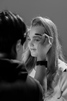 Визажист за работой