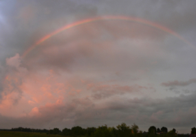 Встала из мрака младая с перстами пурпурными Эос