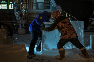 скульпторы изо льда