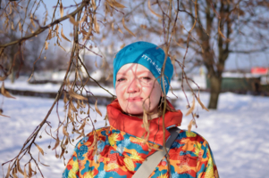 Зимний портрет в тенях