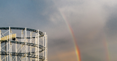 спираль и двойная радуга