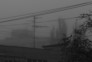 Крыши в тумане