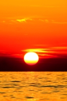 На закате...