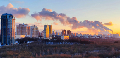 Пролетая над городом