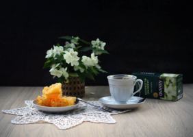 Жасминовый чай с мёдом