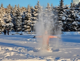 Снежные процедуры в минус 20