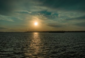 на рассвете