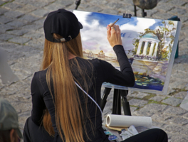 Акварель на пленэре