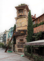 Часовая башня и театр марионеток в Тбилиси