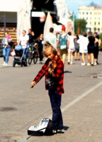 Рубашка в клетку.