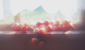 На подоконнике