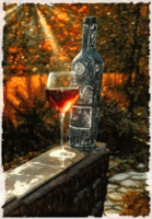 Красное вино.