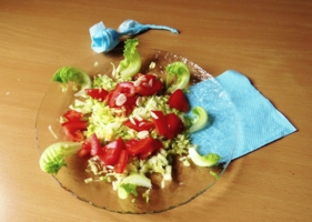 Я его слепила из того, что было...