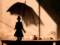 Человек под зонтом