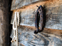 Подкова на счастье.