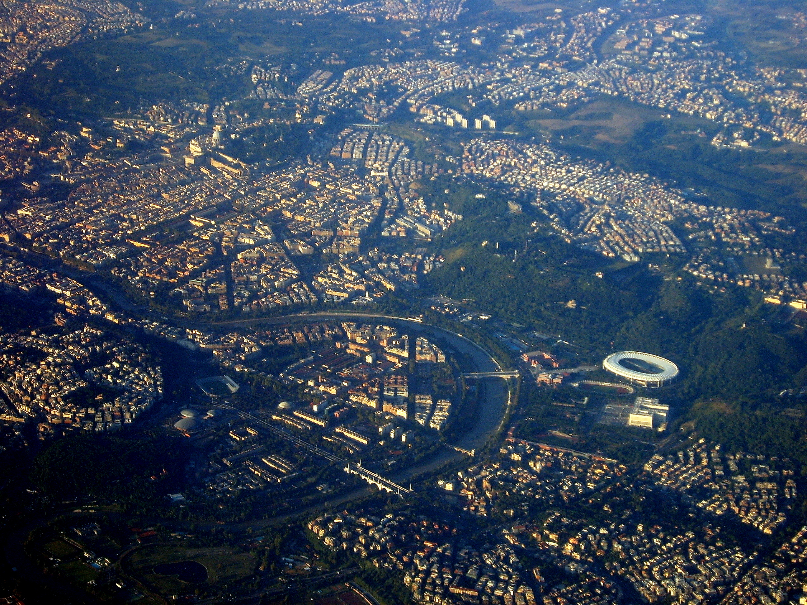 Рим с самолета