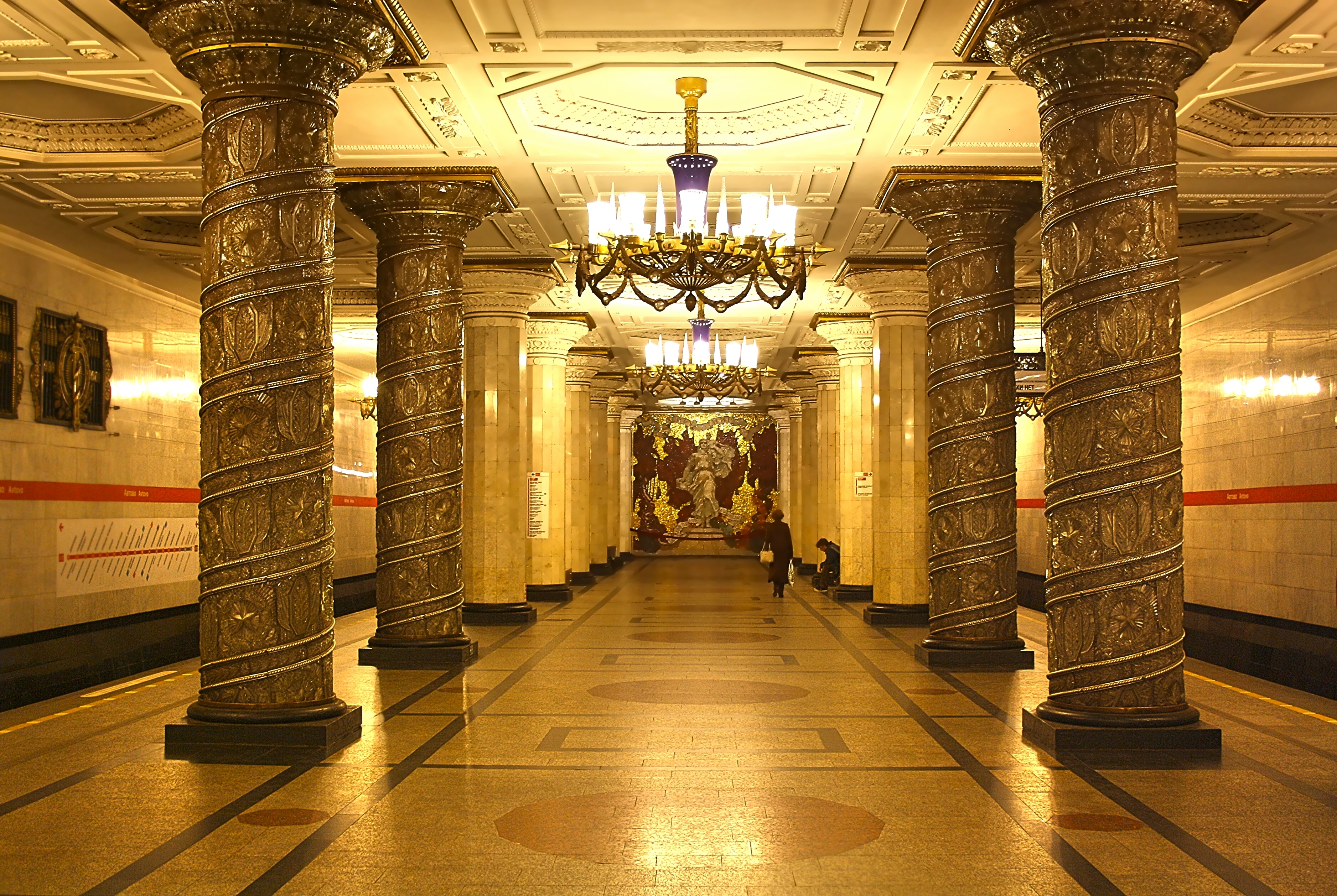 самая красивая станция метро в санкт петербурге автово