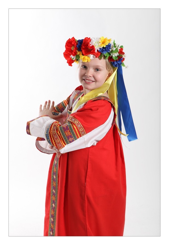 Русский костюм для девочки своими руками быстро