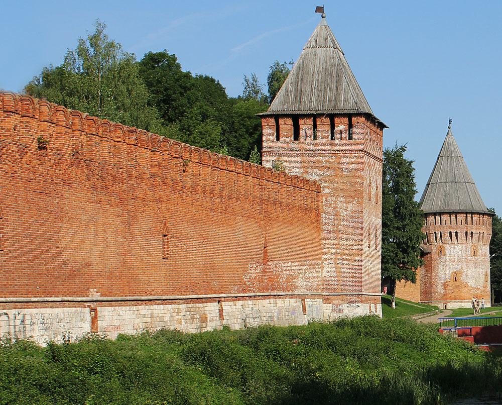 Фото крепостной стены в смоленске