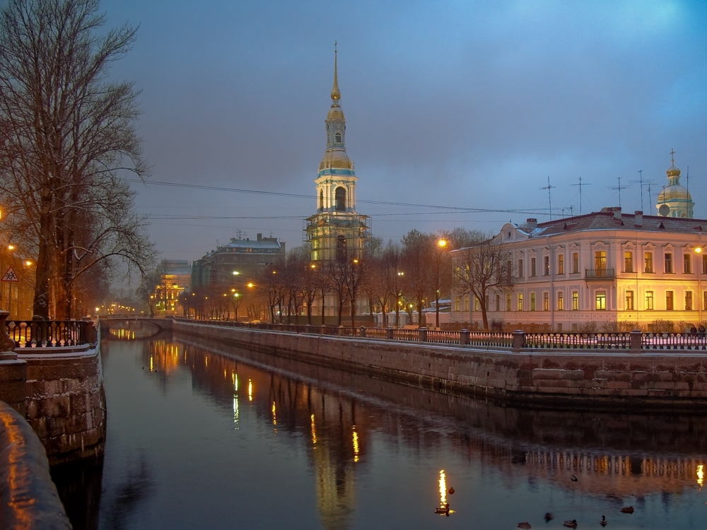 Санкт Петербург каналы осень