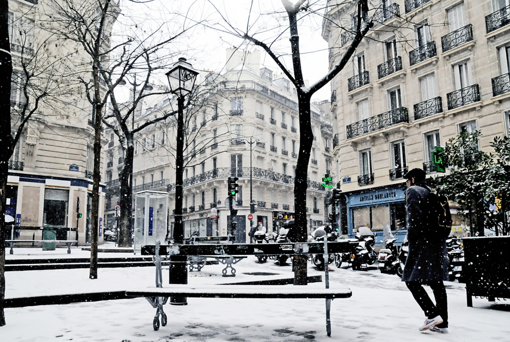 Париж в марте