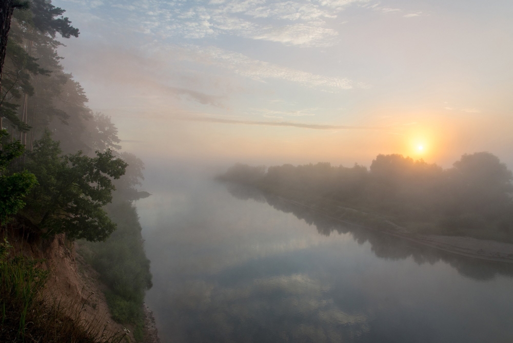 Как над островом на речке восходило солнце летом. — конкурс "В тумане ...