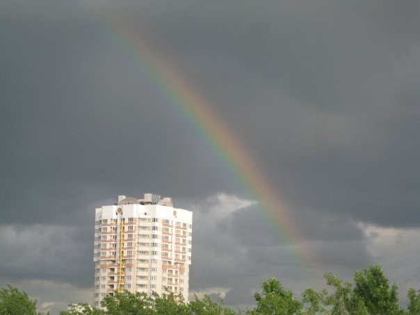 Летом,фото с балкона