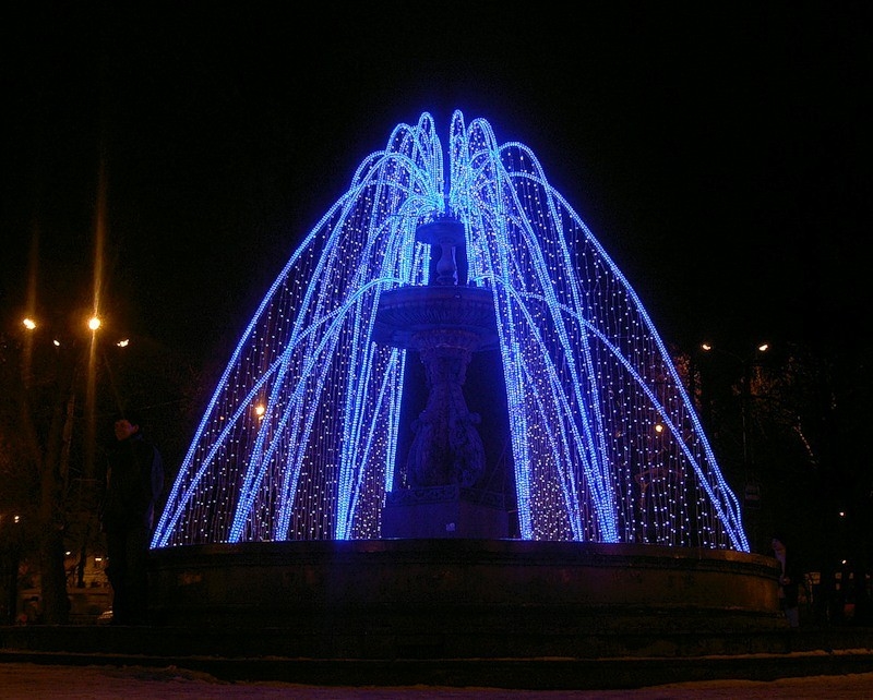 Зимний фонтан..К новому году))