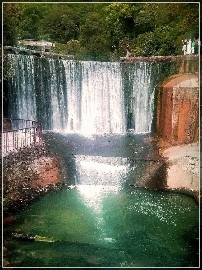 Абхазия, водопад....1