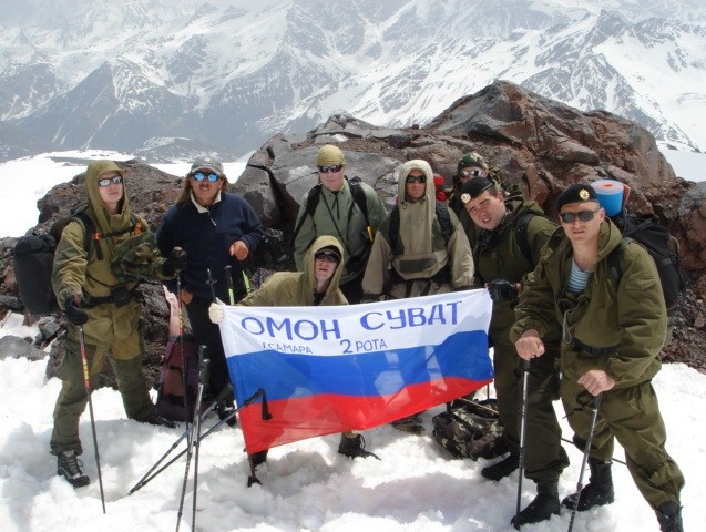 Учения спецназа в горах Кавказа
