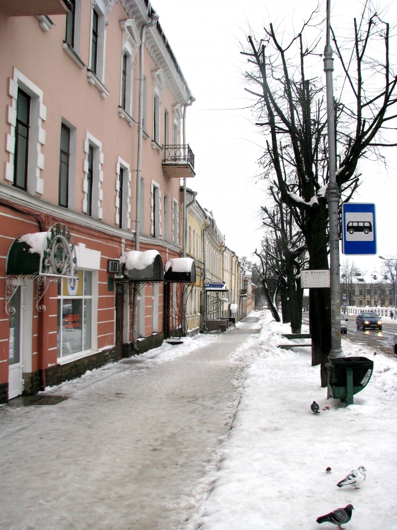 Зимняя улочка