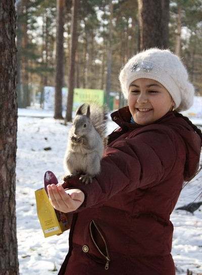 девочка в парке